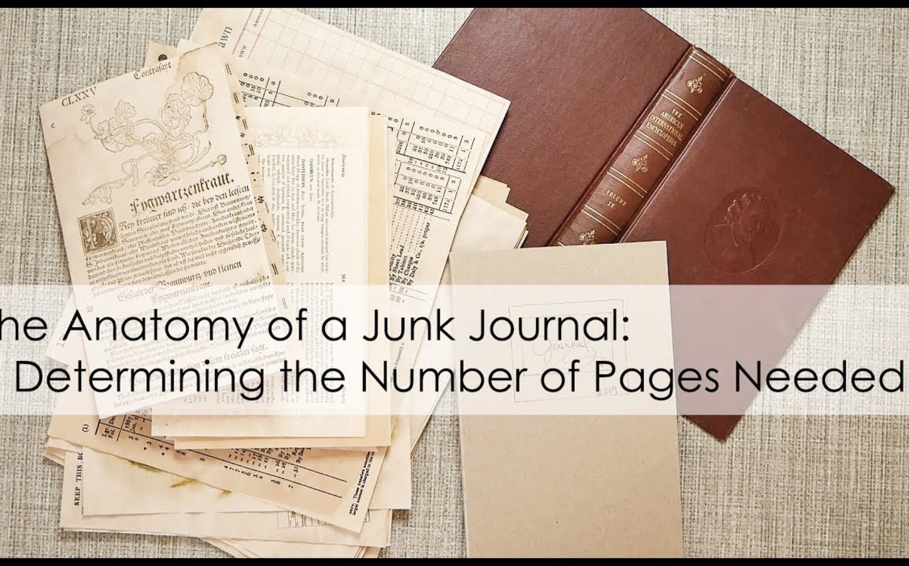 【Junk Journal101】Nik大神解析做一本junkjournal需要多少内页哔哩哔哩bilibili