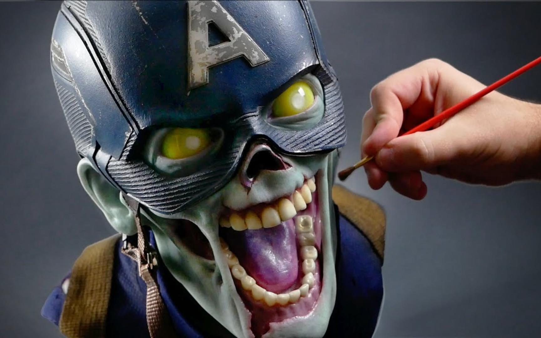 震惊!美国队长僵尸化了,追着钢铁侠暴打