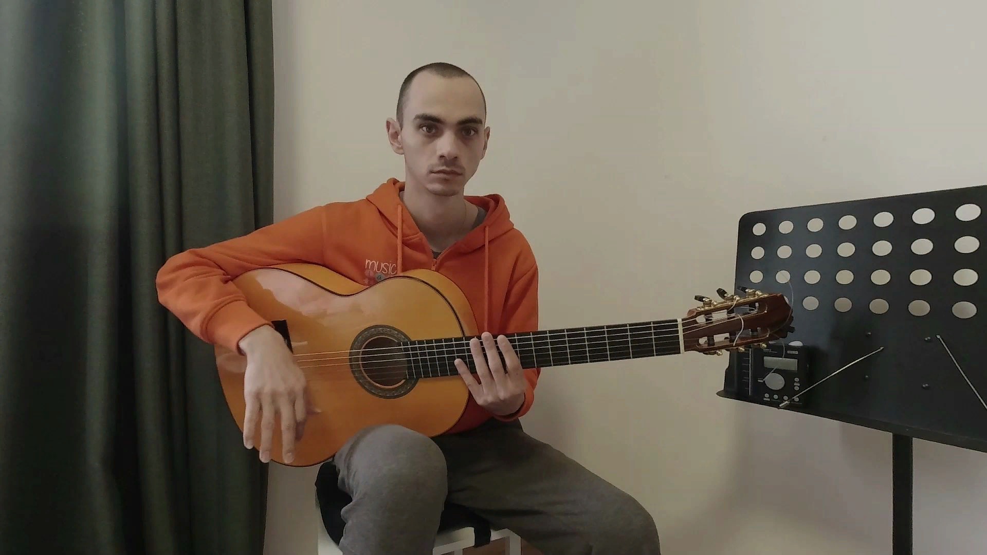 practice guitar | basic strumming 2 (muted) 51bpm