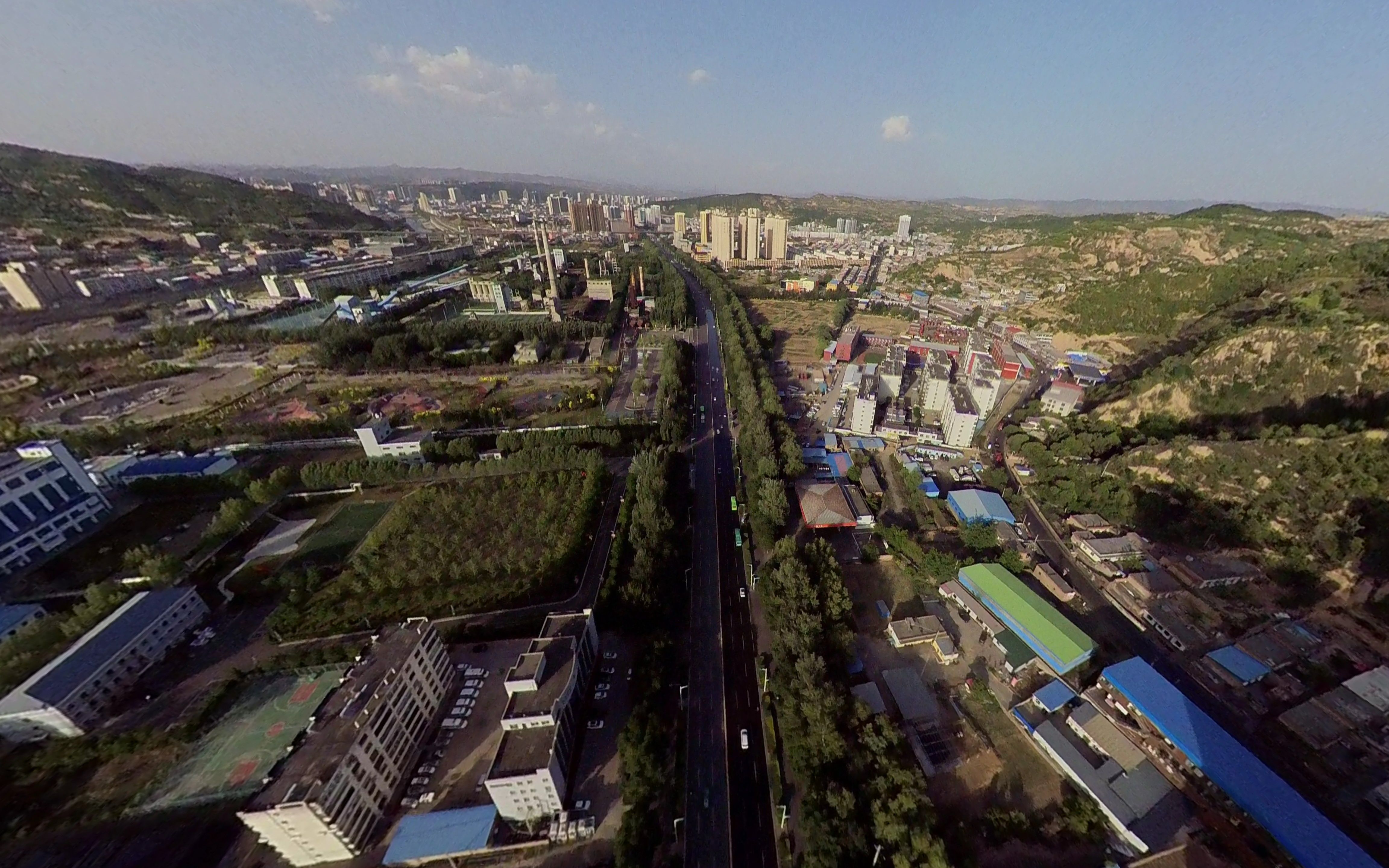 活动  离石城南公园全景航拍音频版