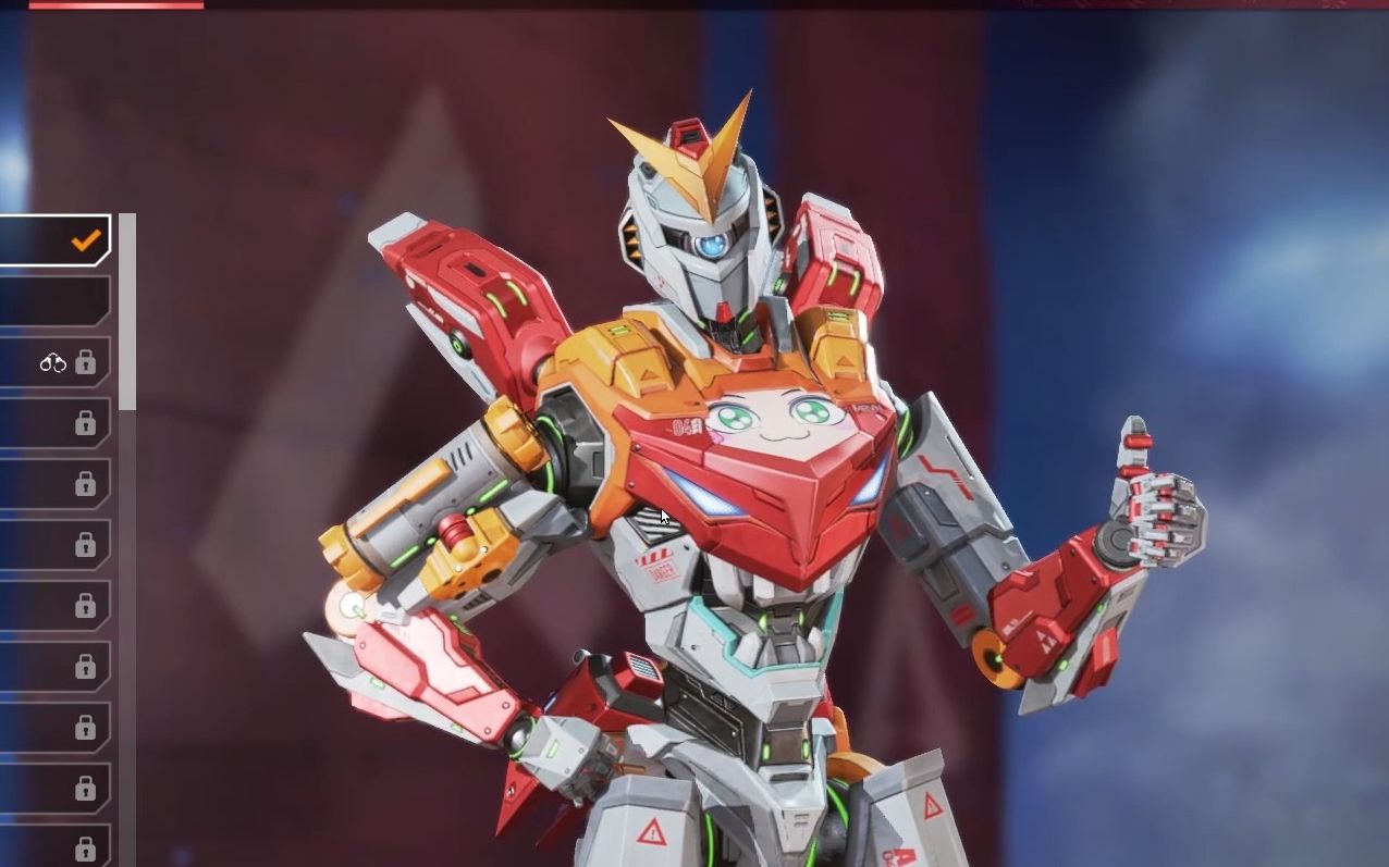 【apex英雄】探路者机甲马文(高达皮)皮肤展示