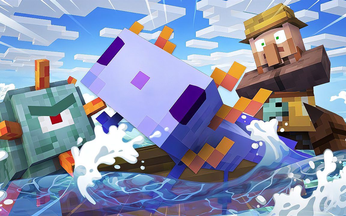 我的世界mc动画蝾螈的生活村民与坏村民的决斗