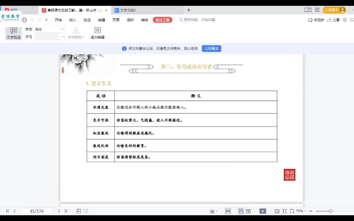 河北省高职单招文化课语文“望文生义”的成语哔哩哔哩bilibili