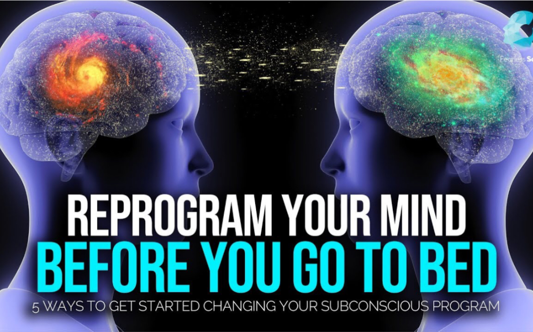 [图]听力练耳【英文字幕精听】Reprogram Your Mind Before You Go to Sleep