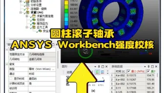 ANSYS实用小案例——圆柱滚子轴承的强度校核