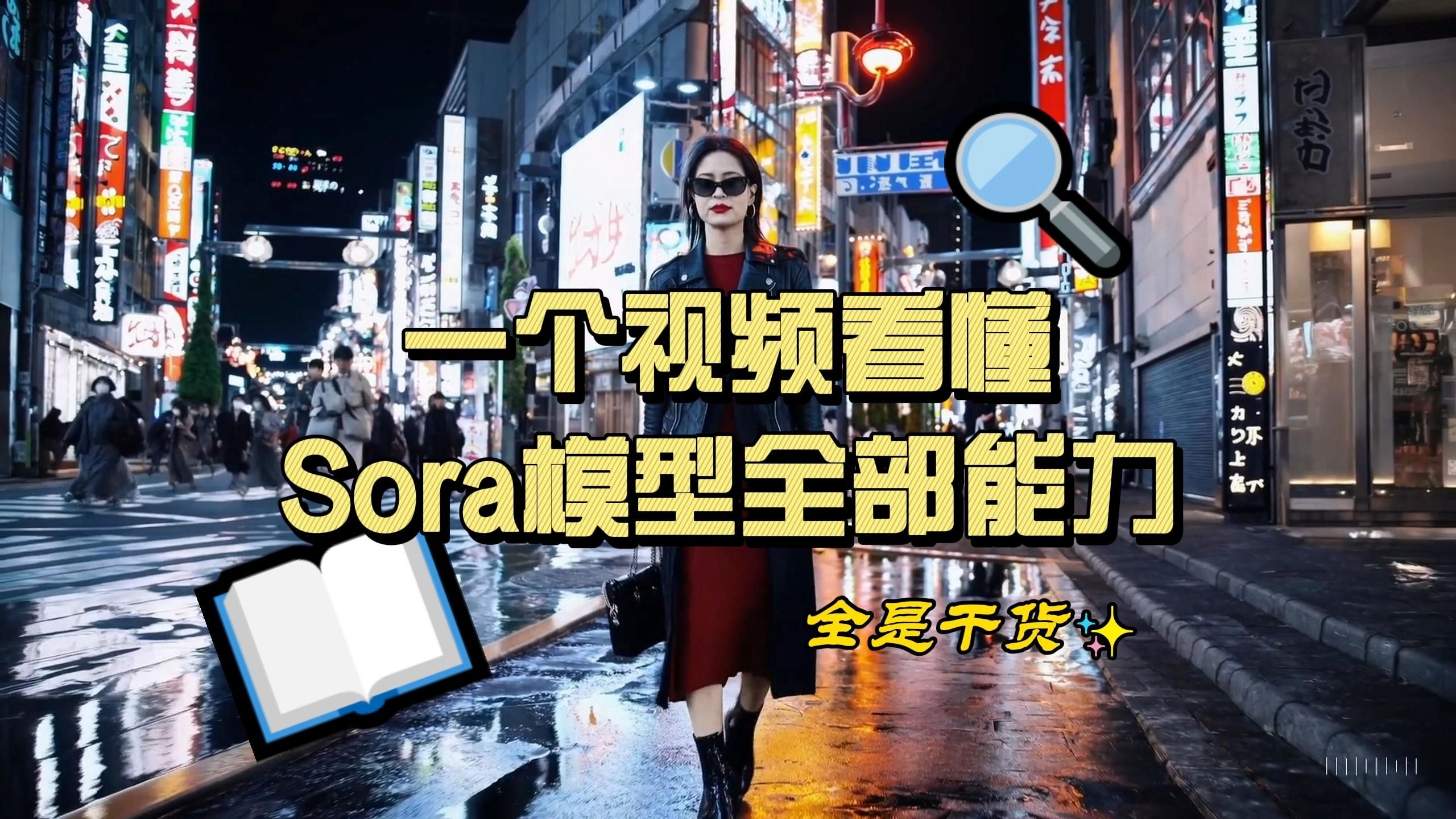 一个视频带你了解sora模型全部逆天能力,openai又要血洗一些行业了哔哩哔哩bilibili