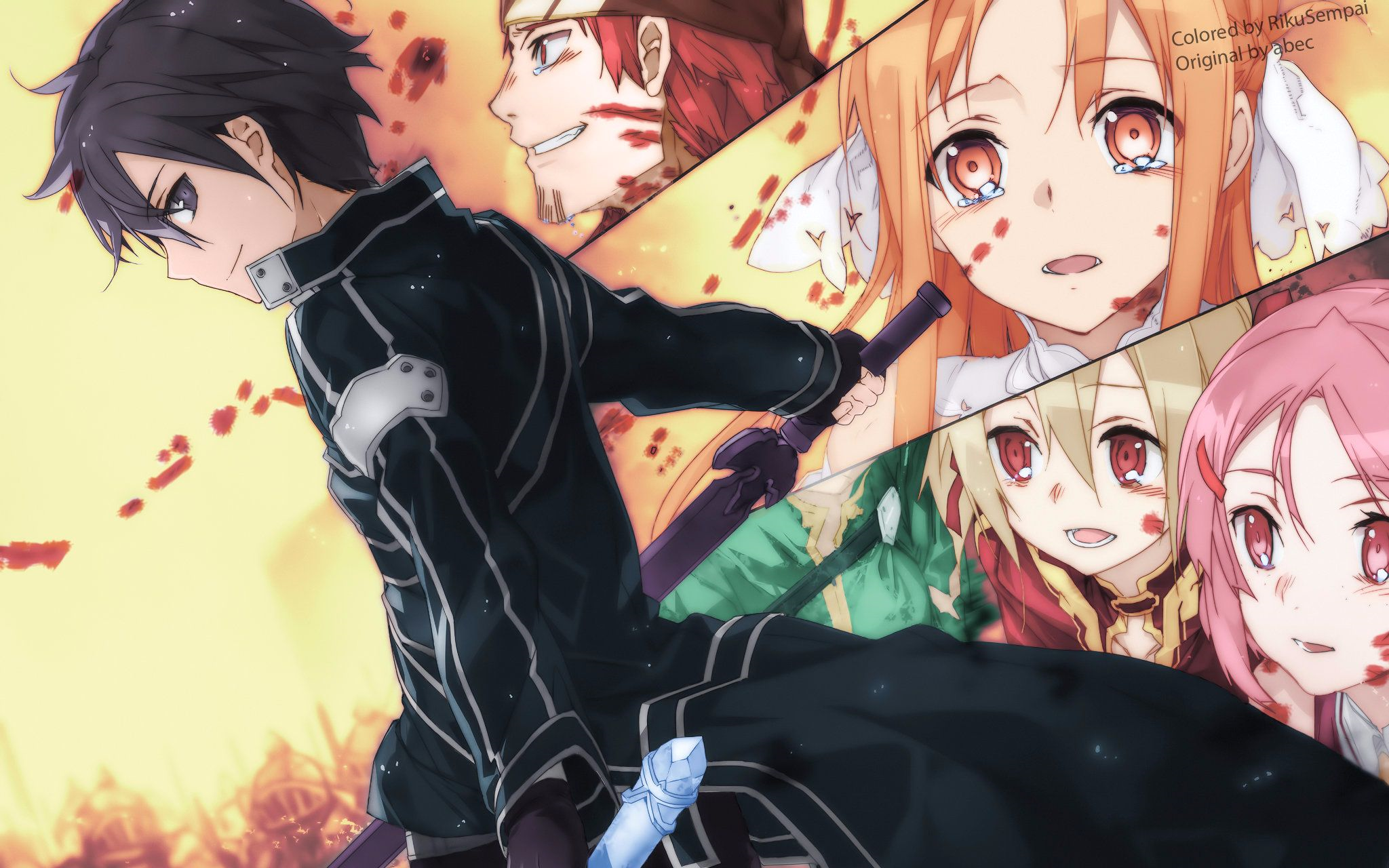 刀剑神域十年祭黑白双剑相交之时许下永护彼此之愿