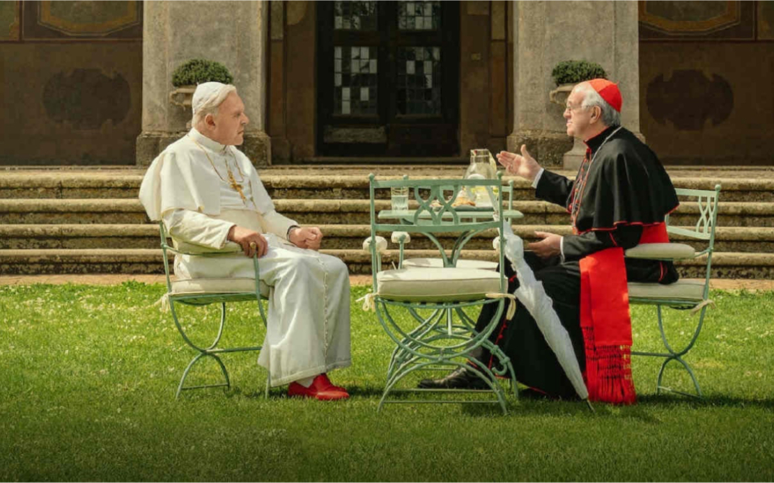 2019年十佳电影《教宗的承继》来看两千年来最具戏剧性的权利更替吧