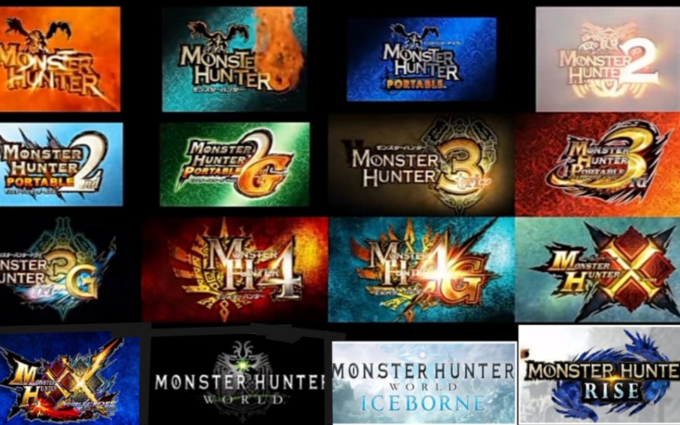 【献给曾经的猎人】盘点历代怪物猎人系列游戏_哔哩哔哩 (゜-゜)つロ