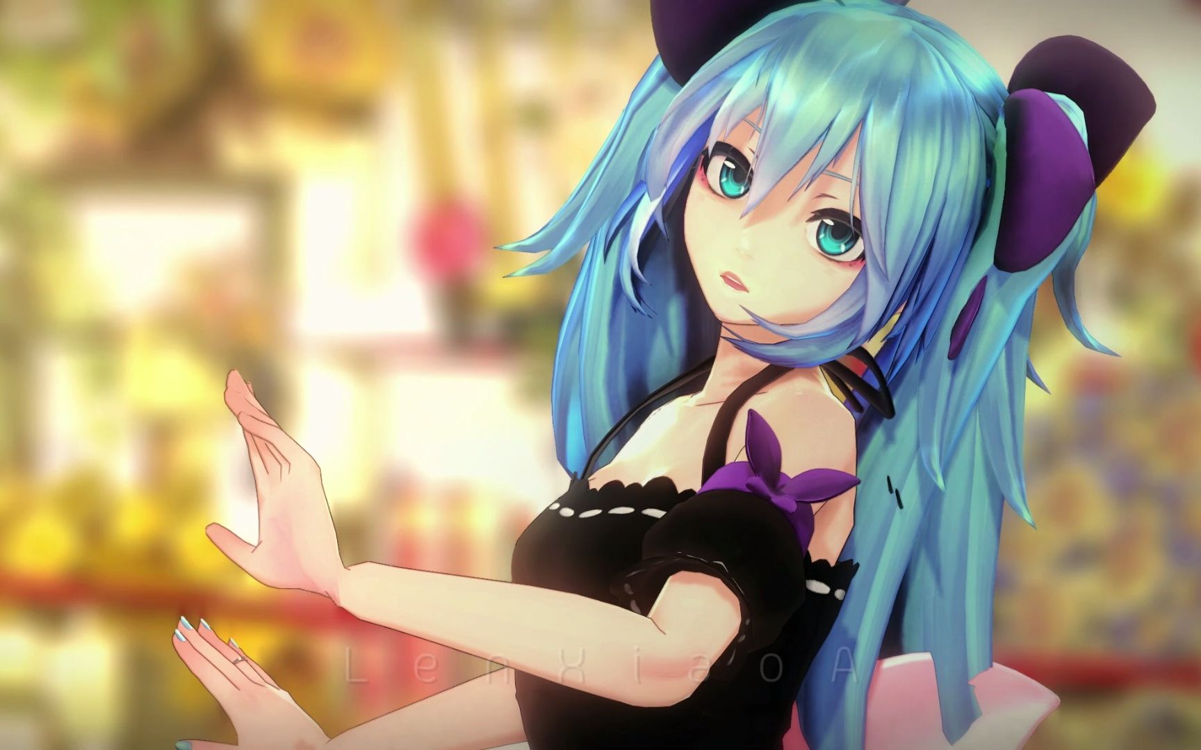 [图]【初音未来MMD/改模配布】MMD小萌新初投稿！