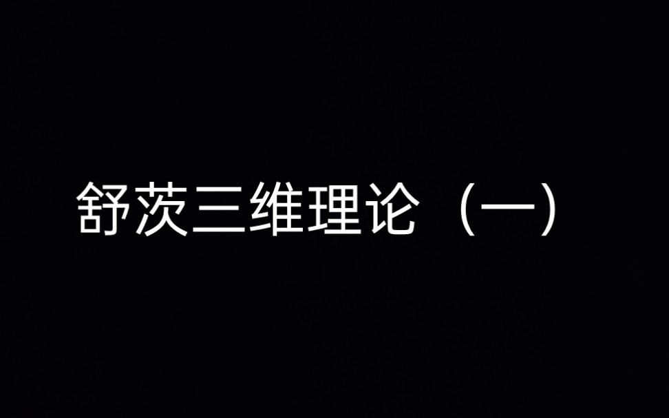 心理学舒茨三维理论(一)包容需要哔哩哔哩bilibili