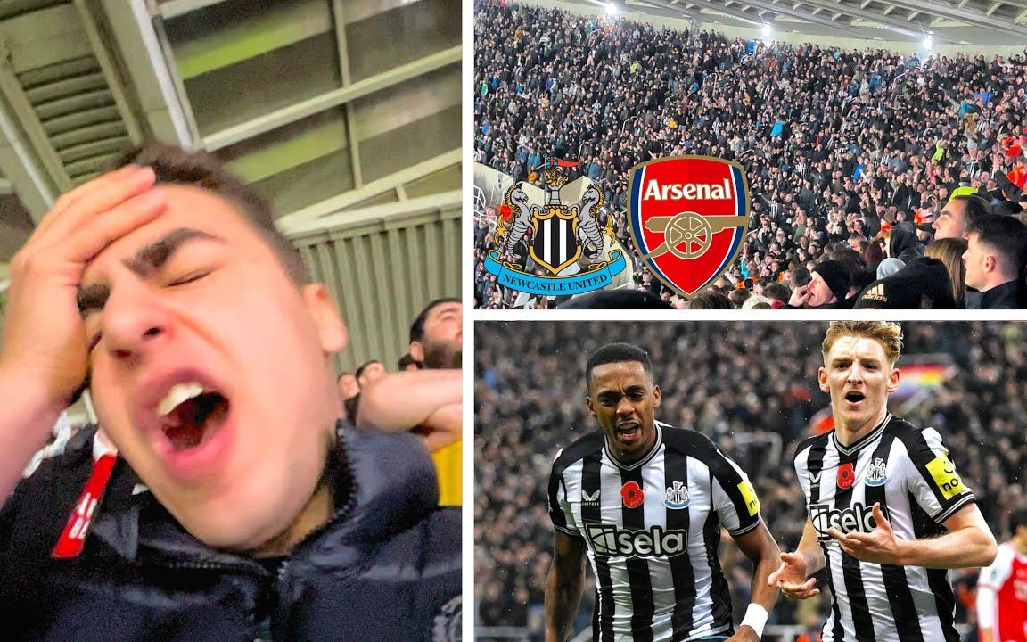 50,000 geordies go mental & crazy st james park atmosphere!