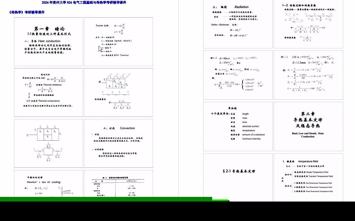 【電子書】2024年貴州大學924電氣工程基礎與傳熱學考研精品資料