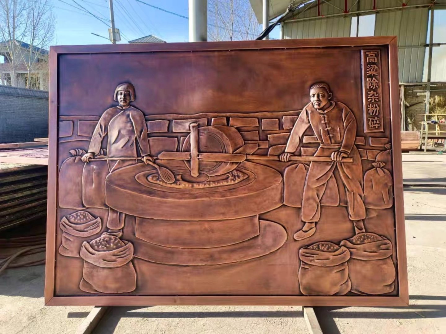 酿酒文化浮雕设计公司