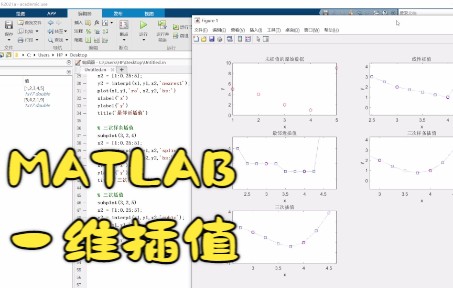 【MATLAB】interp1 函数一维插值计算哔哩哔哩bilibili