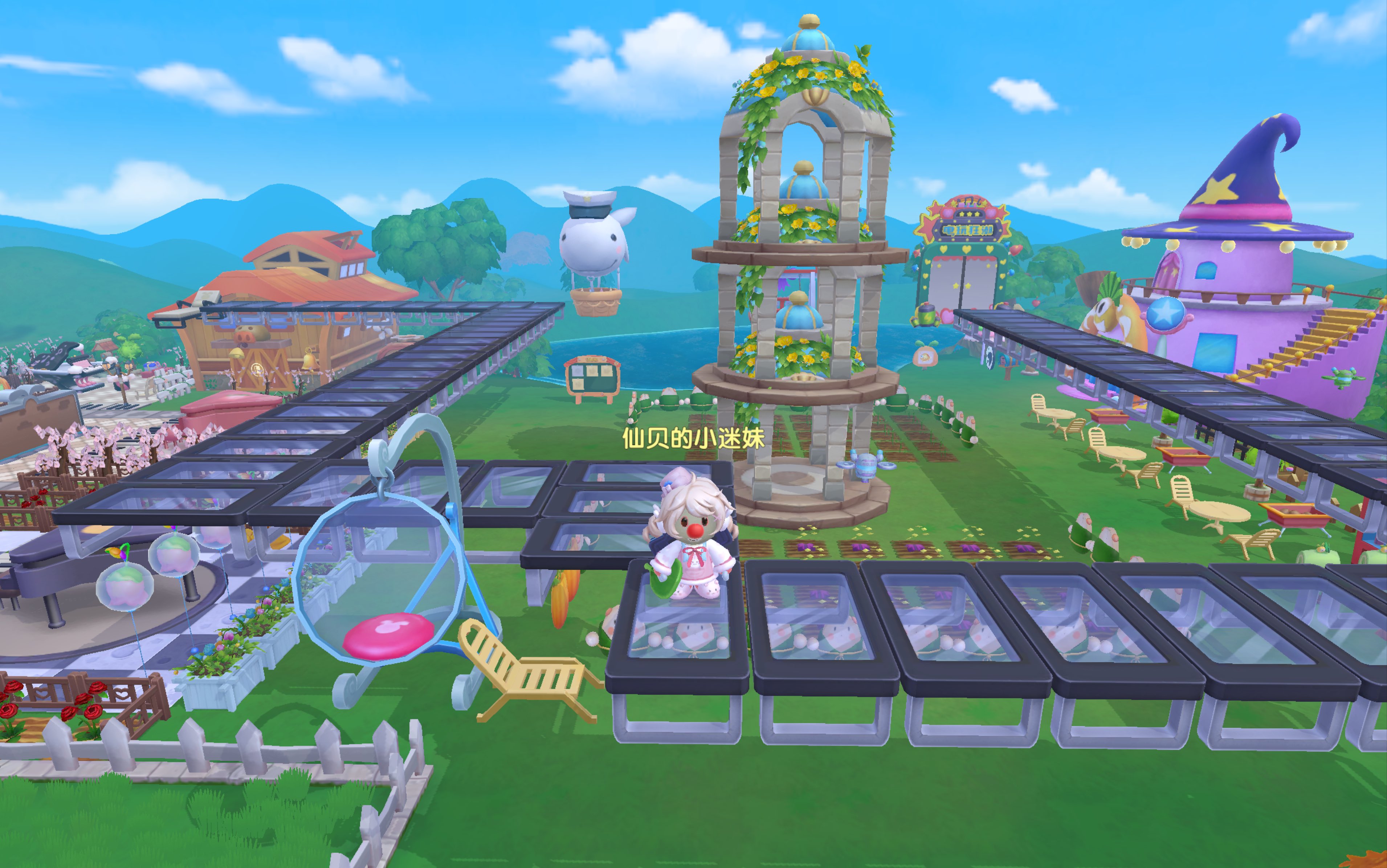 【摩尔庄园】家园内堆叠雷峰塔教程