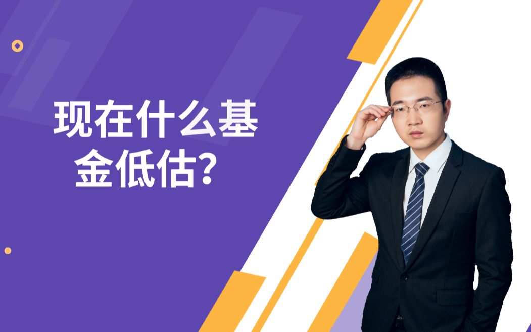 现在低估的基金有哪些?低估基金好还是高估的基金好,如何看估值?哔哩哔哩bilibili