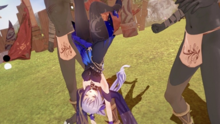 鼎鼎大名的刻晴在与丘丘人的战斗中落败!要被狠狠惩罚