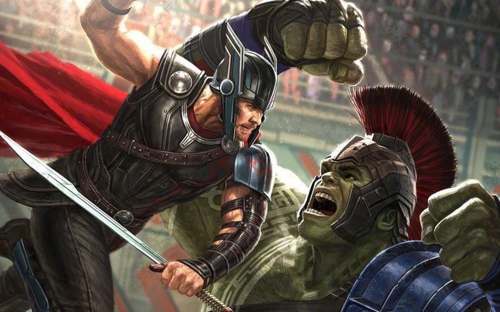 看完了钢铁侠大战绿巨人,再来看看雷神和浩克打擂台!