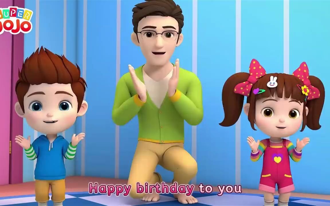 [图]Happy Birthday to You, JoJo! _ Birthday Song for Kids More Nursery Rhymes & Kid