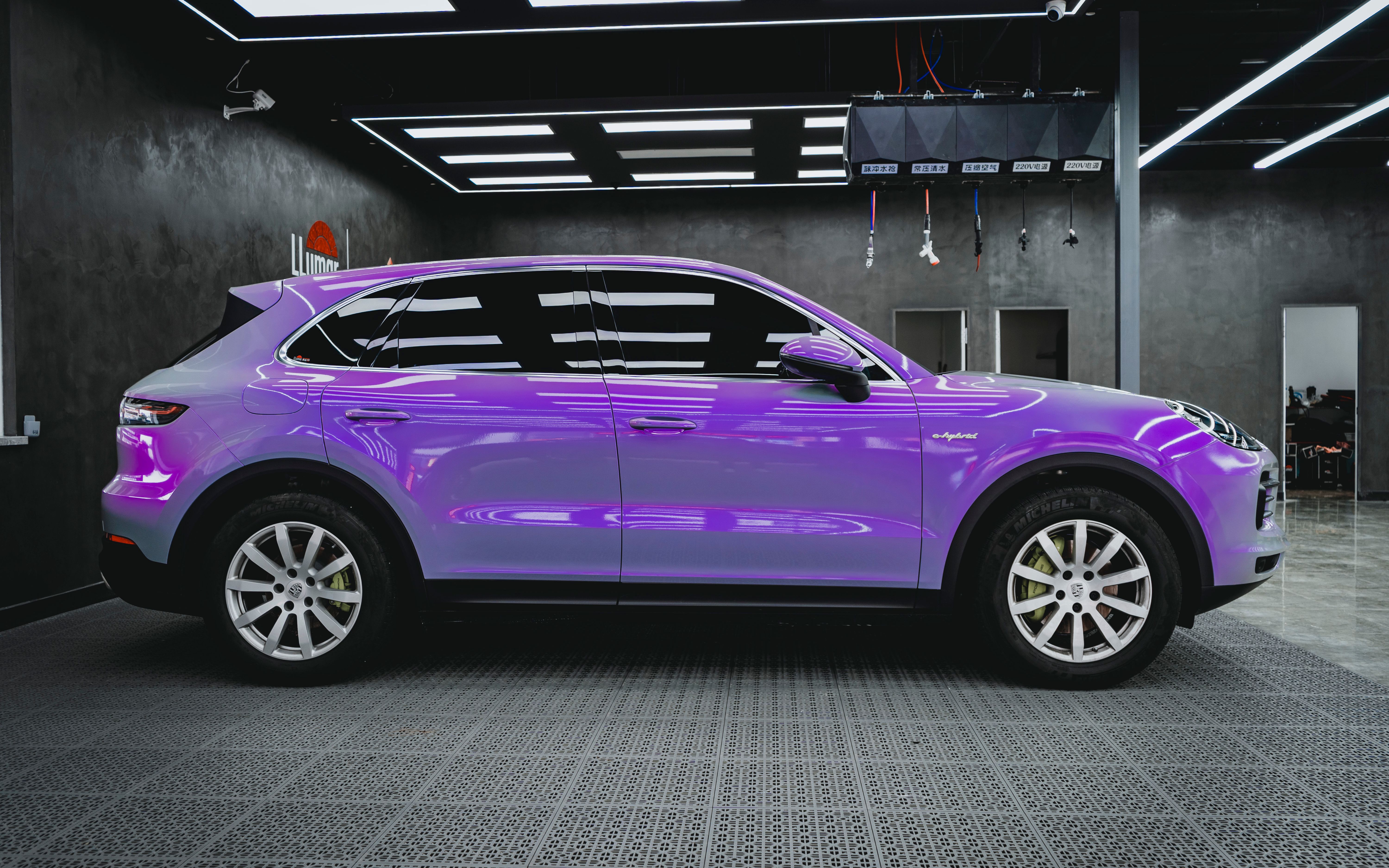 这个颜色能否击中你的心#车身改色贴膜 #llumar龙膜天津臻选店