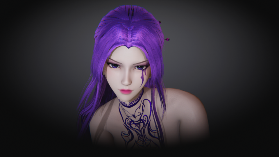 秦时明月 紫女3d 同人动画