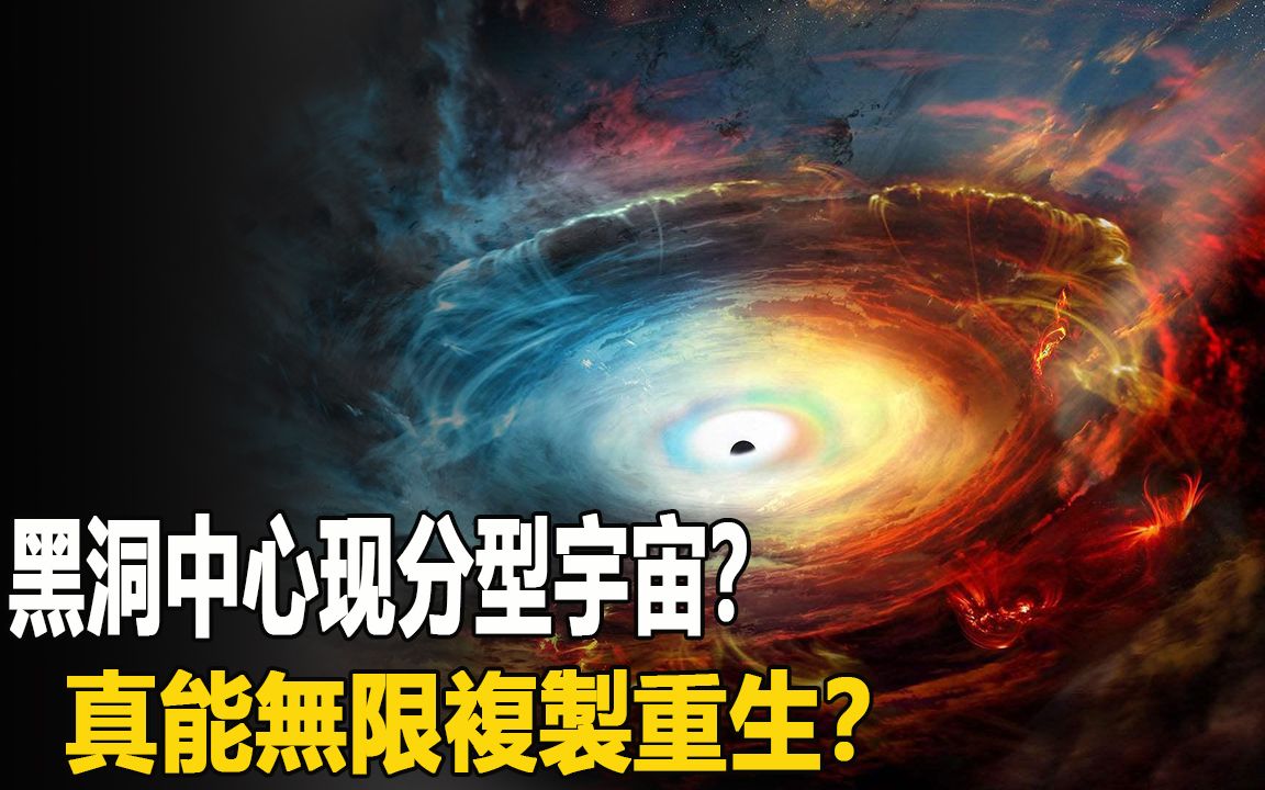 黑洞中出现分型宇宙?无限复制重生?神秘吸积盘究竟是什么哔哩哔哩bilibili