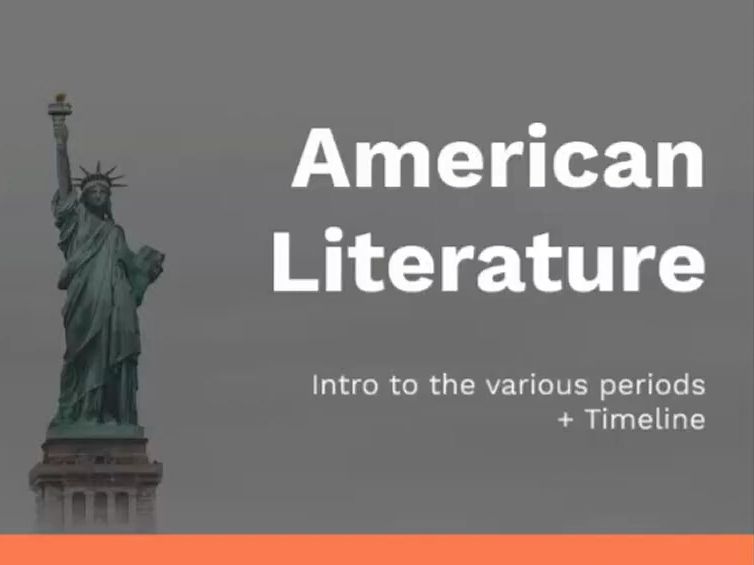 [图]【中英】American Literature Timeline 15分钟美国文学史发展时间线介绍