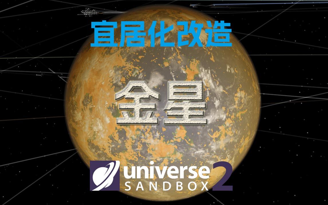 [图]金星宜居化改造后可能是什么样？Terraforming the Venus - 宇宙沙盒2 Universe Sandbox 2