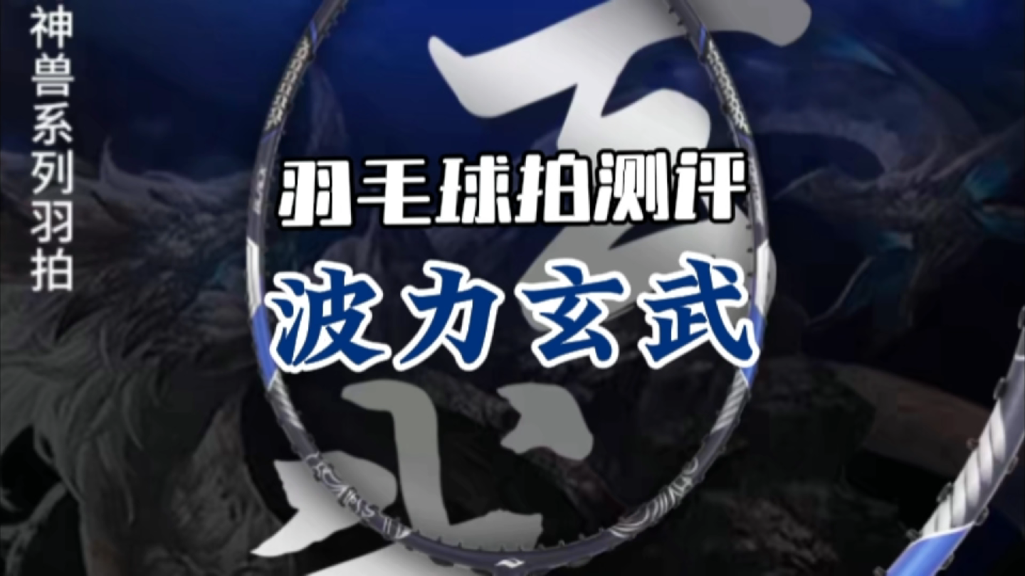 羽毛球拍测评—波力神兽系列之玄武哔哩哔哩bilibili