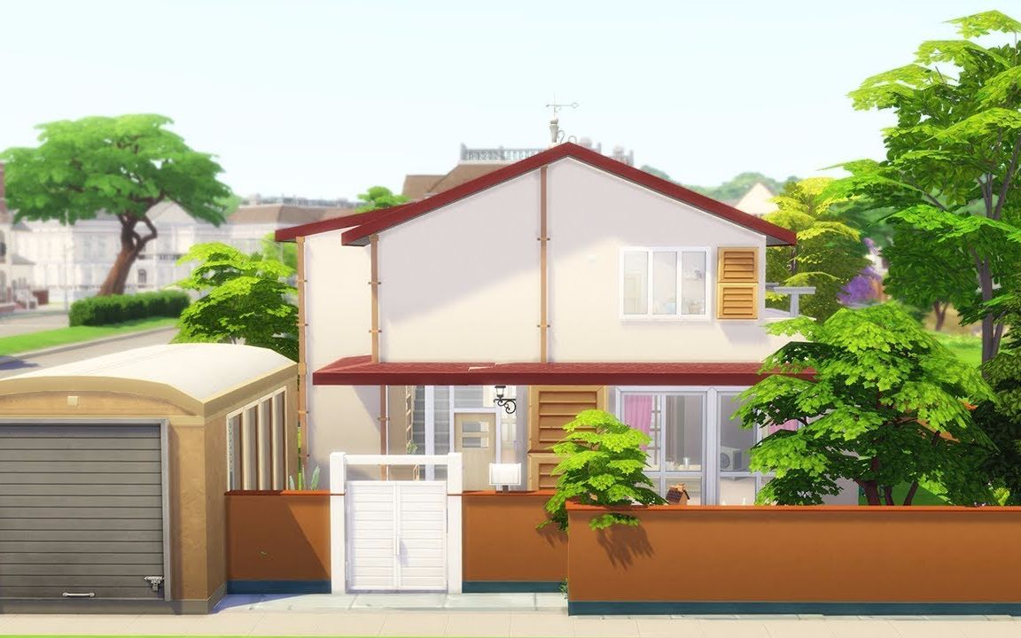 模拟人生4速建78搬运〕《蜡笔小新》之妮妮的家仿建(nocc) by