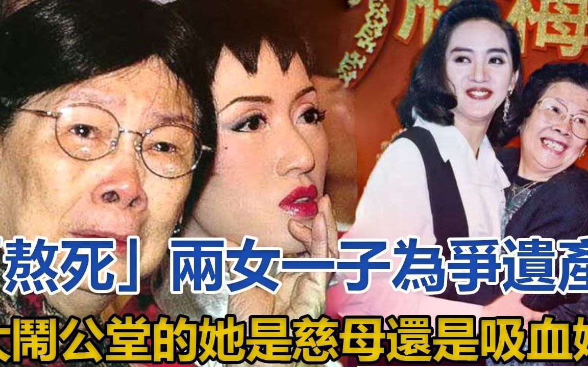 「熬死」两女一子,她到底有多狠:为争遗产大闹公堂的她,是慈母还是吸血妈?#梅艳芳#梅爱芳哔哩哔哩bilibili