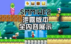 下载视频: SMMWE2被泄露 全内容展示