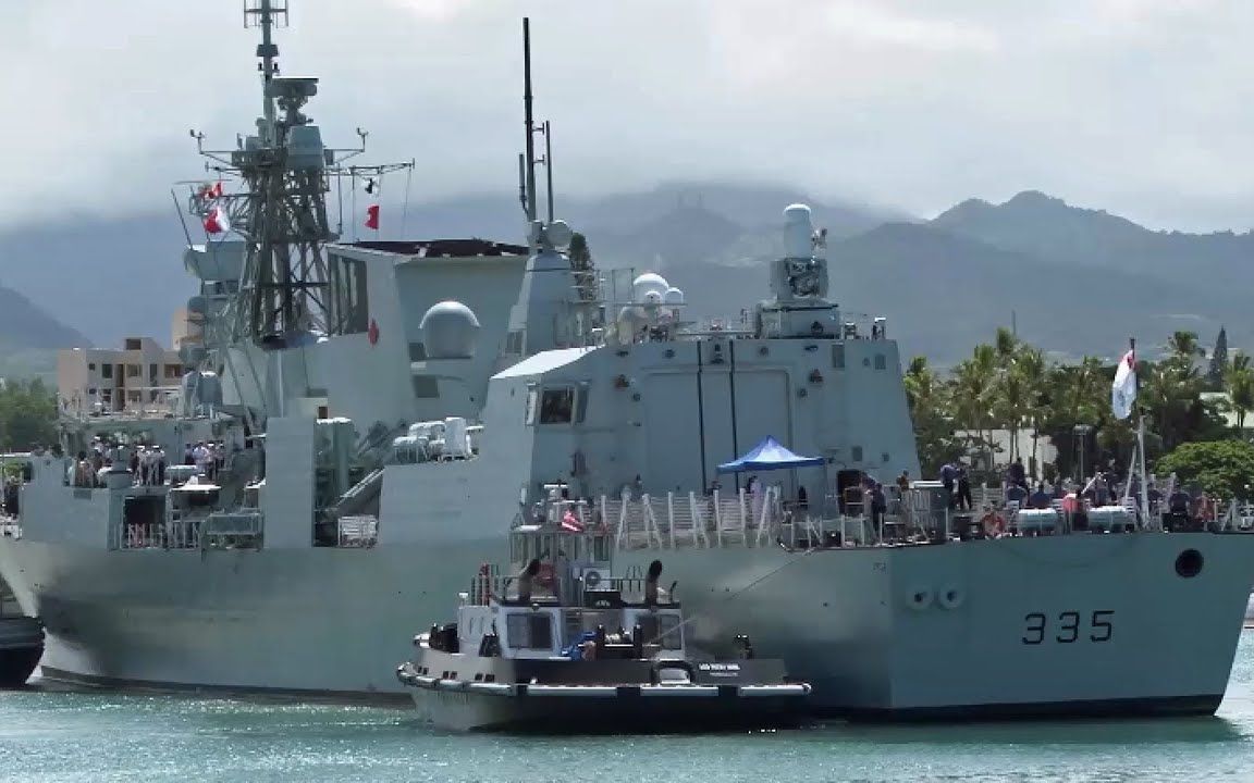 usamc环太平洋联合军演rimpac2014加拿大海军99卡尔加里级护卫舰