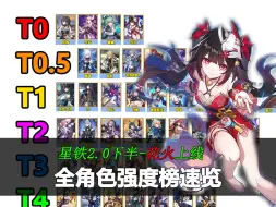 Download Video: 【星穹铁道2.0下半】全角色强度榜速览！花火上线！