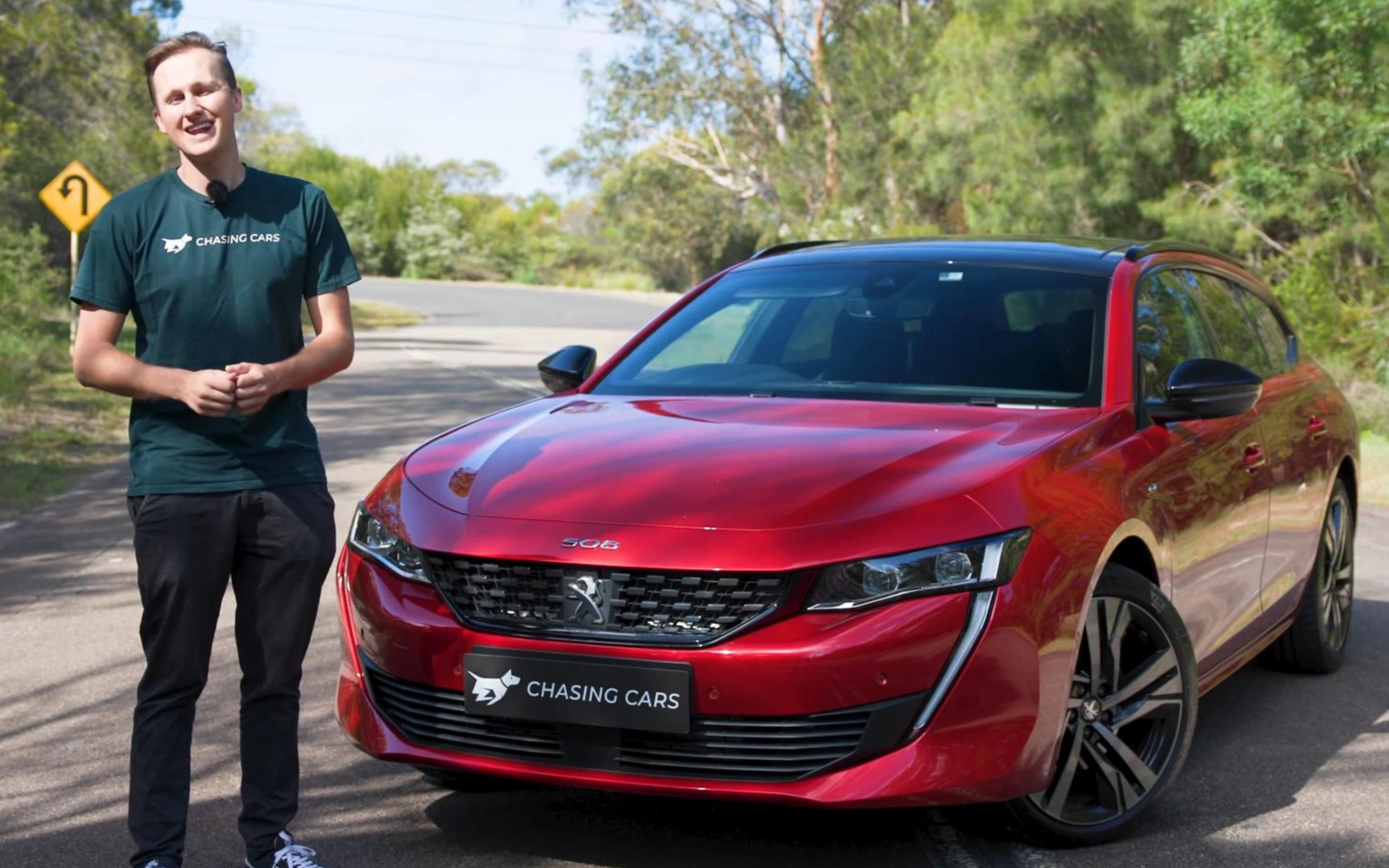 来看红色标致508 sw 2023款 评测【4k 60帧】