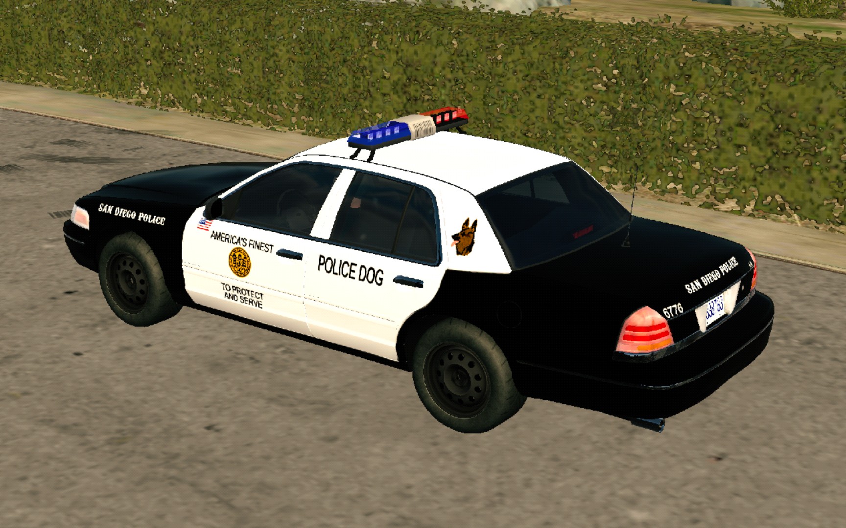 (carparking)加州圣迭戈市警察k-9