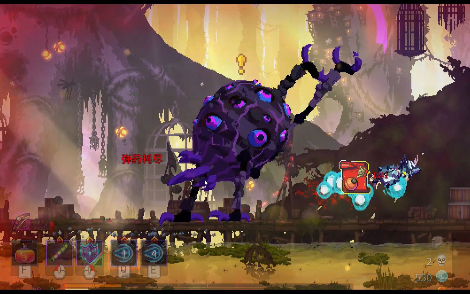 死亡细胞坏种子新地图菜鸡up翻车实况菜就多练练