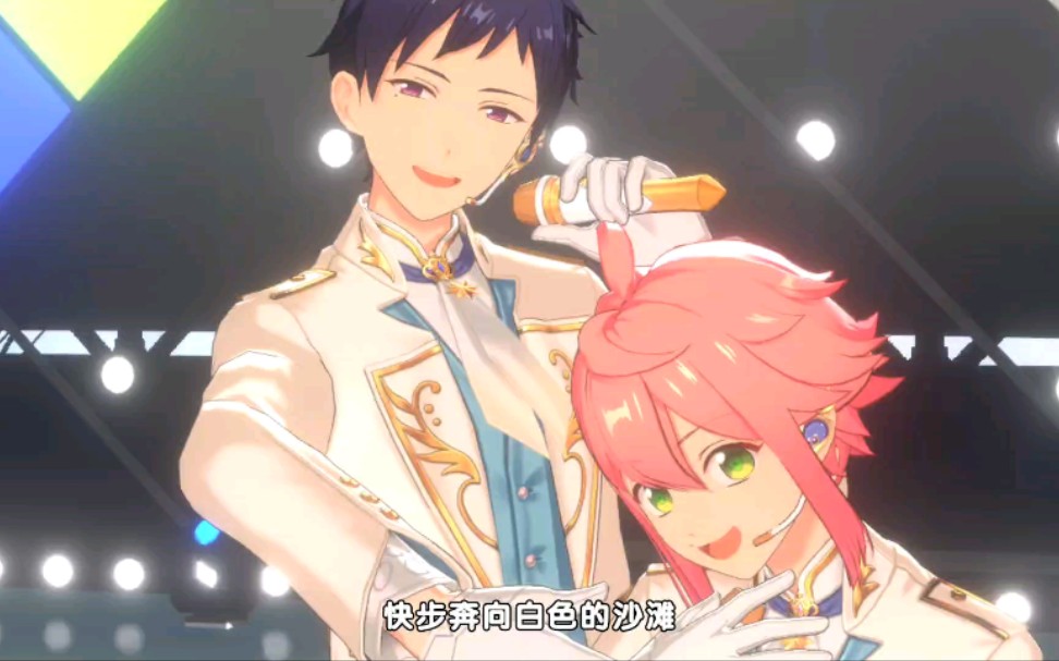 弓弦和桃李的晴朗笑容