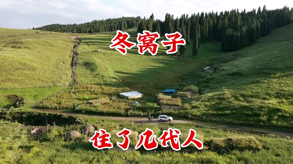 天山深处,看看哈萨克牧民住了几代人的冬窝子哔哩哔哩bilibili