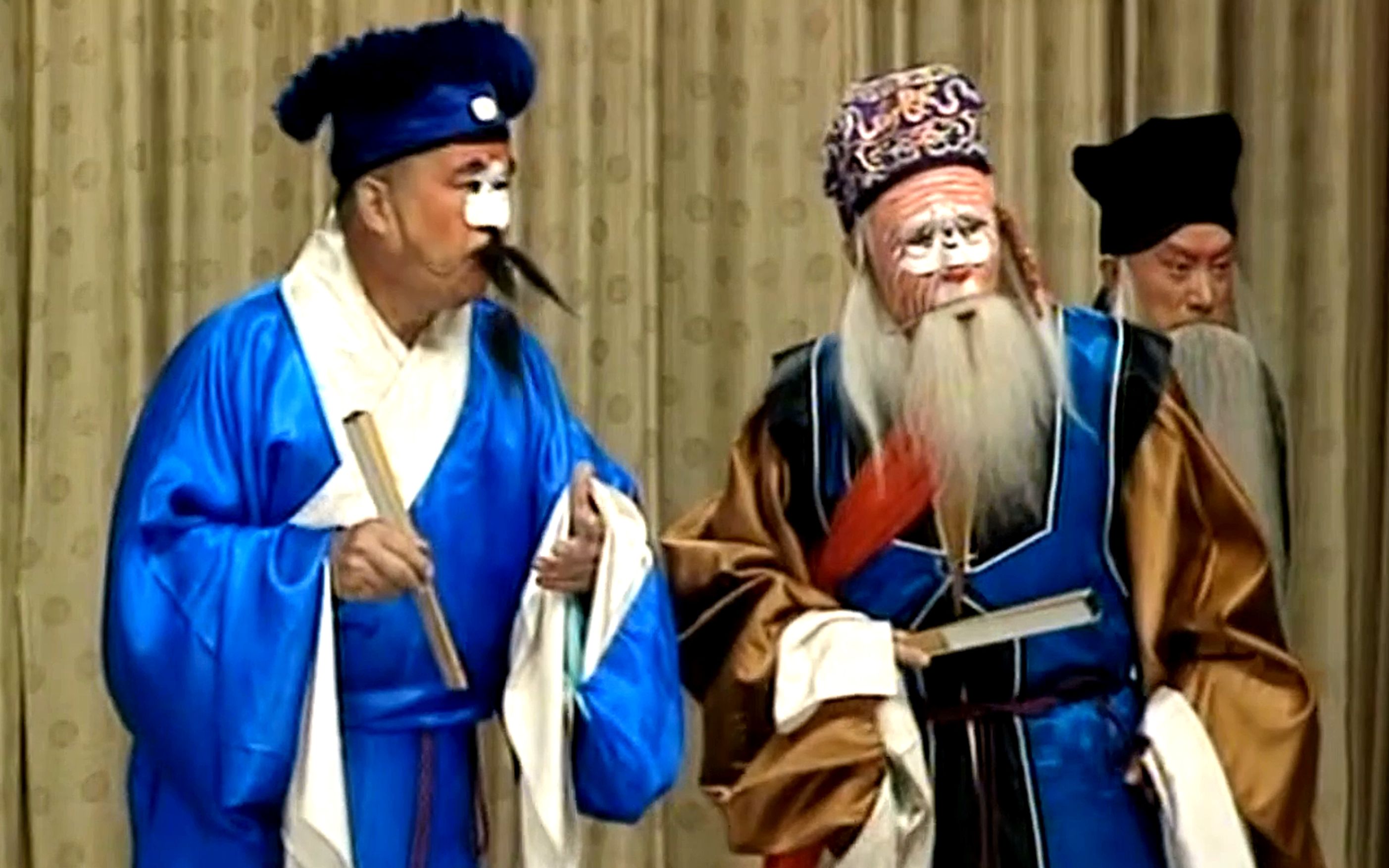 老戚京剧《锁麟囊》第五段 赵荣琛,张曼君,于世文,孙振泉,李盛芳1962