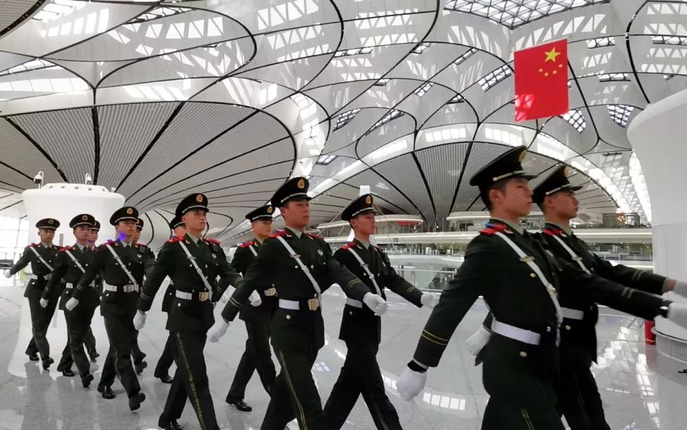 大兴机场执勤武警如何守护新网红打卡地