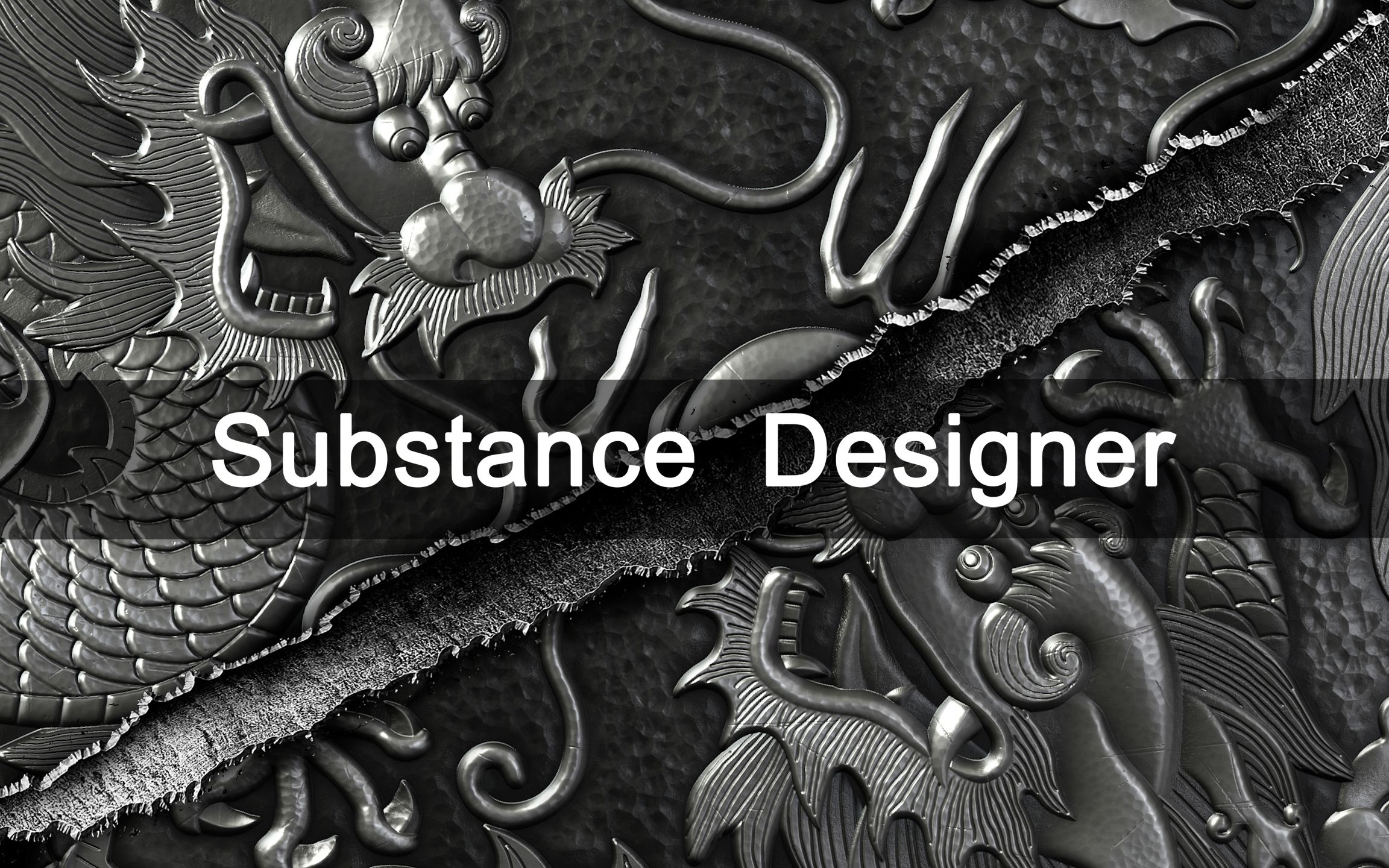 Substance Designer制作双龙戏珠贴图哔哩哔哩bilibili