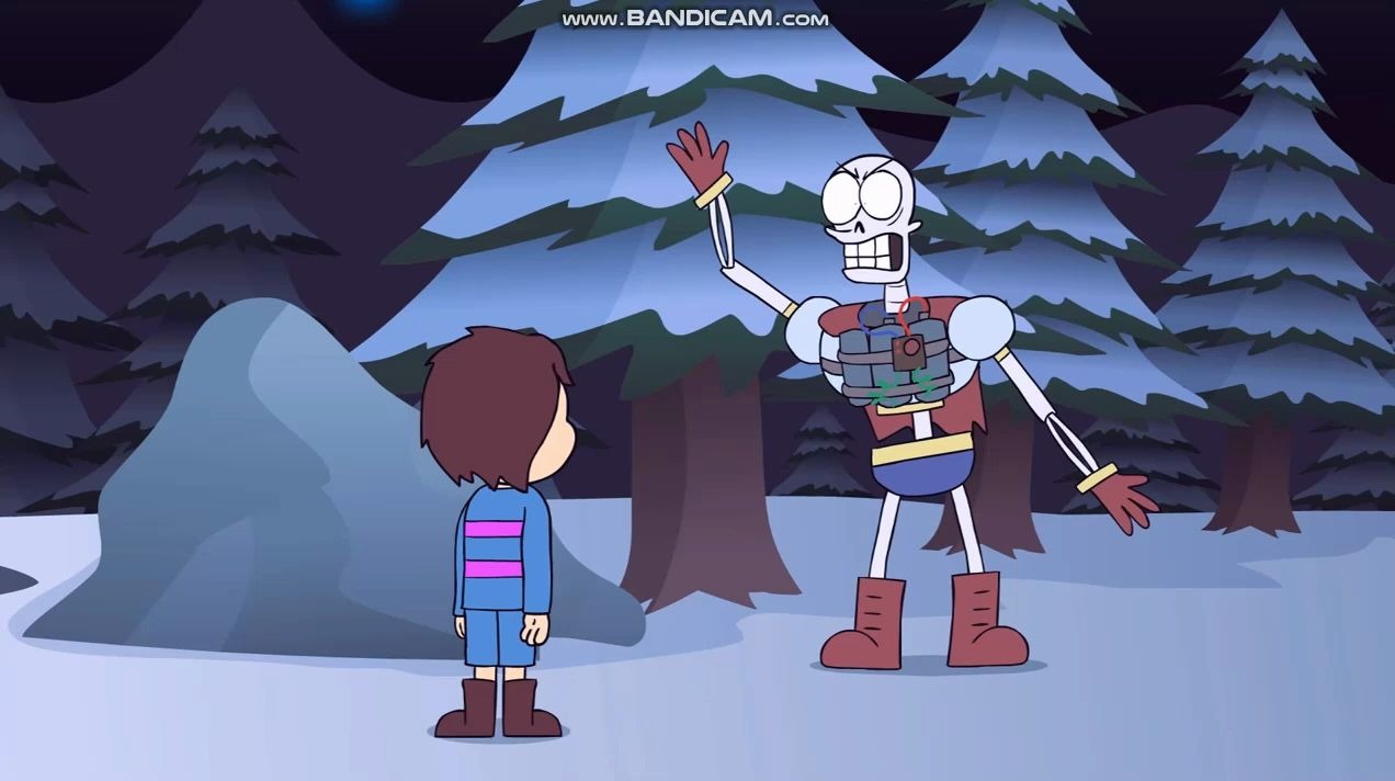 【油管搬运】【优质动画】当papyrus发现了人类