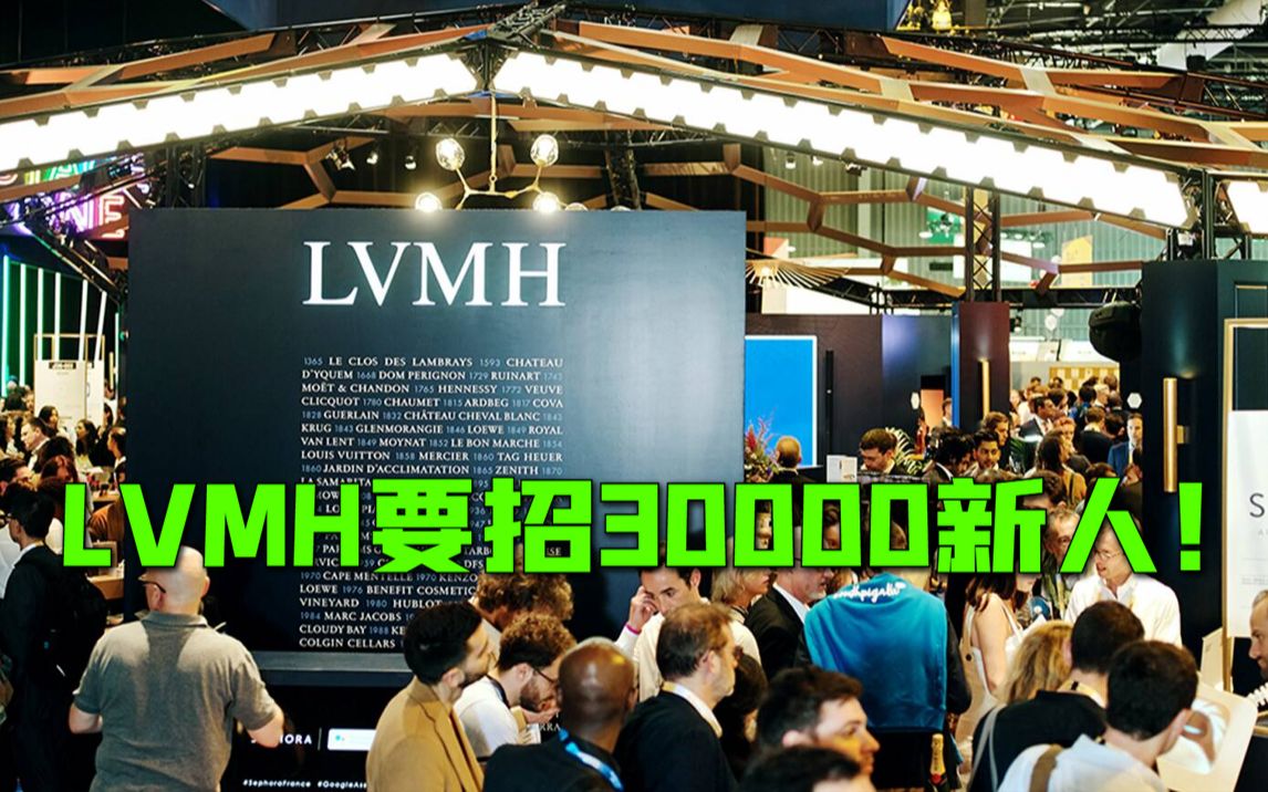 LVMH要招30000新人???哔哩哔哩bilibili