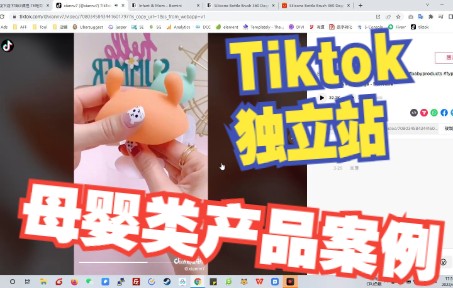 Tiktok母婴类目带货案例分析:拥有23.4万粉丝的tiktok红人是怎么通过tiktok和独立站打造母婴类跨境电商DTC品牌的?哔哩哔哩bilibili