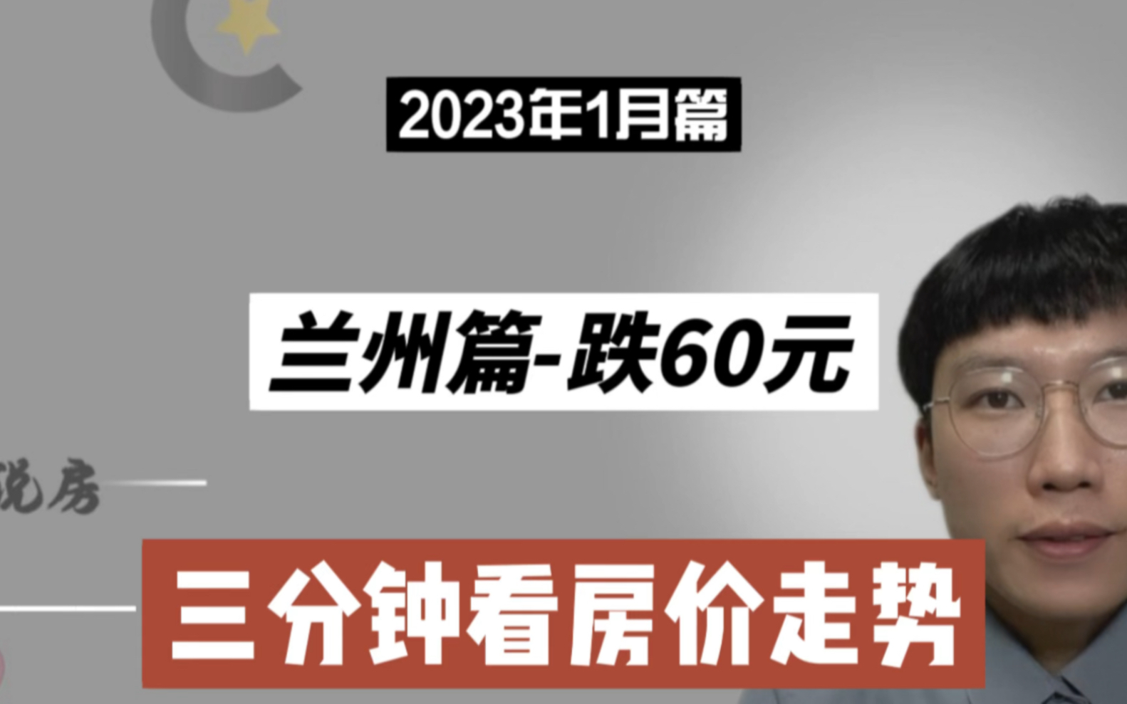 兰州篇跌60元,三分钟看房价(2023年1月篇)哔哩哔哩bilibili