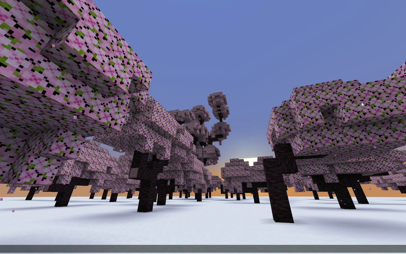 minecraft 23w07a:樱花林