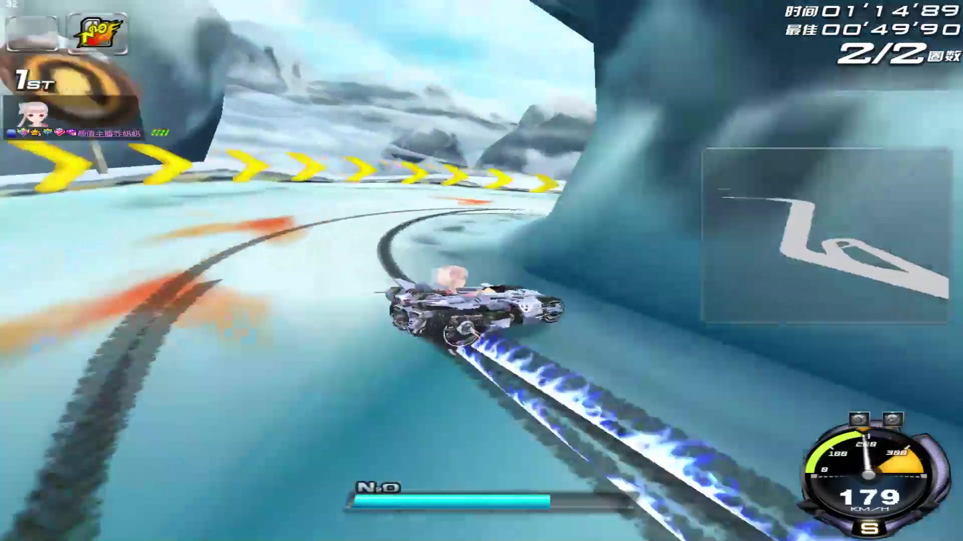 qq飞车端游:终极暴风雪试跑