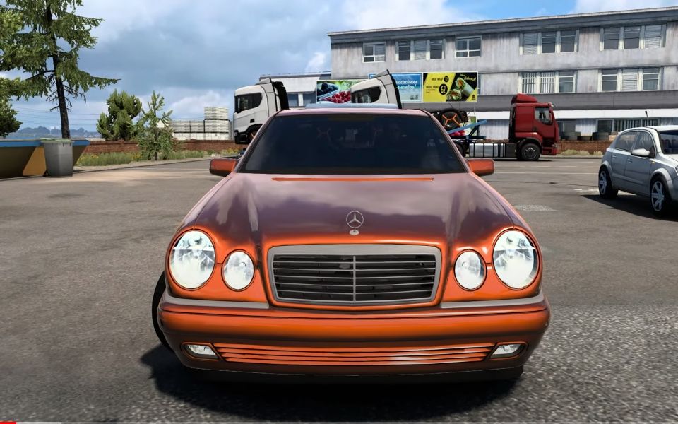 欧卡2mod:情怀四眼奔驰e w210 mercedes-benz e420 w210 - ets2 1.40